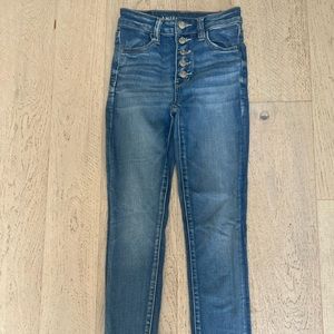 American Eagle Super Hi-Rise Jeggings Size 0
